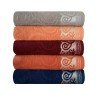 toalha de banho marrocos 5 pecas cores masculinas