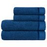 banho jogos de toalhas jogo toalhas banho 4 pecas eleganz 100 algodao azul marinho p 1616007951975