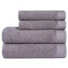banho jogos de toalhas jogo toalhas banho 4 pecas eleganz 100 algodao chumbo 1616068558927