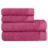 banho jogos de toalhas jogo toalhas banho 4 pecas eleganz 100 algodao fucsia